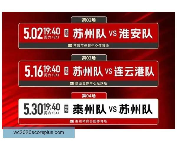 苏州超级联赛决赛赛程揭晓 各队争夺冠军之路进入白热化阶段 苏州超级联赛决赛赛程揭晓 各队争夺冠军之路进入白热化阶段